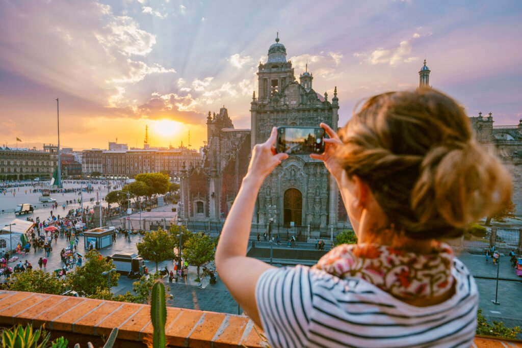 Tourist in Mexico City